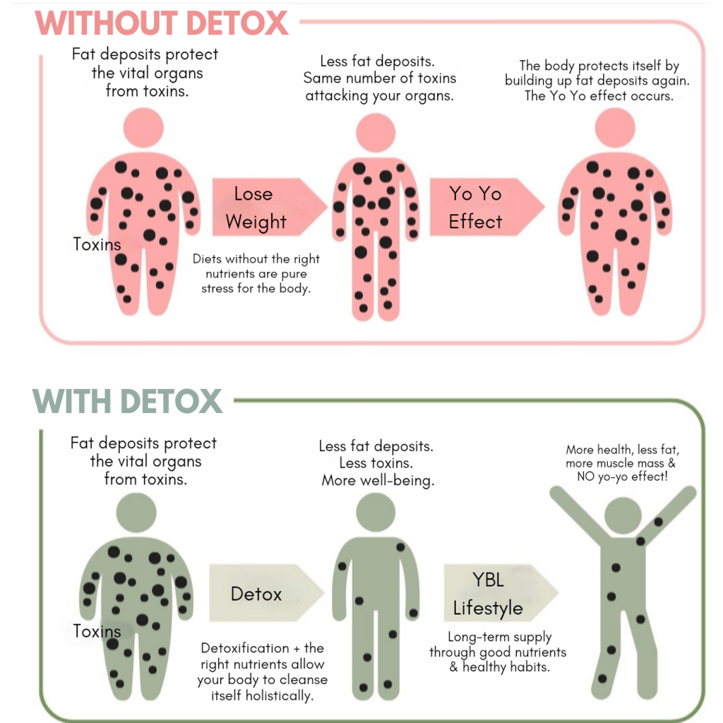 Without Detox vs With Detox