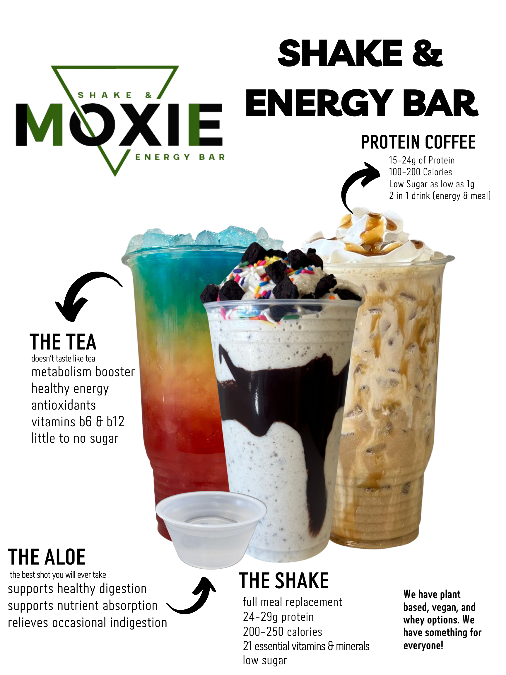 Moxie Shake & Energy Bar