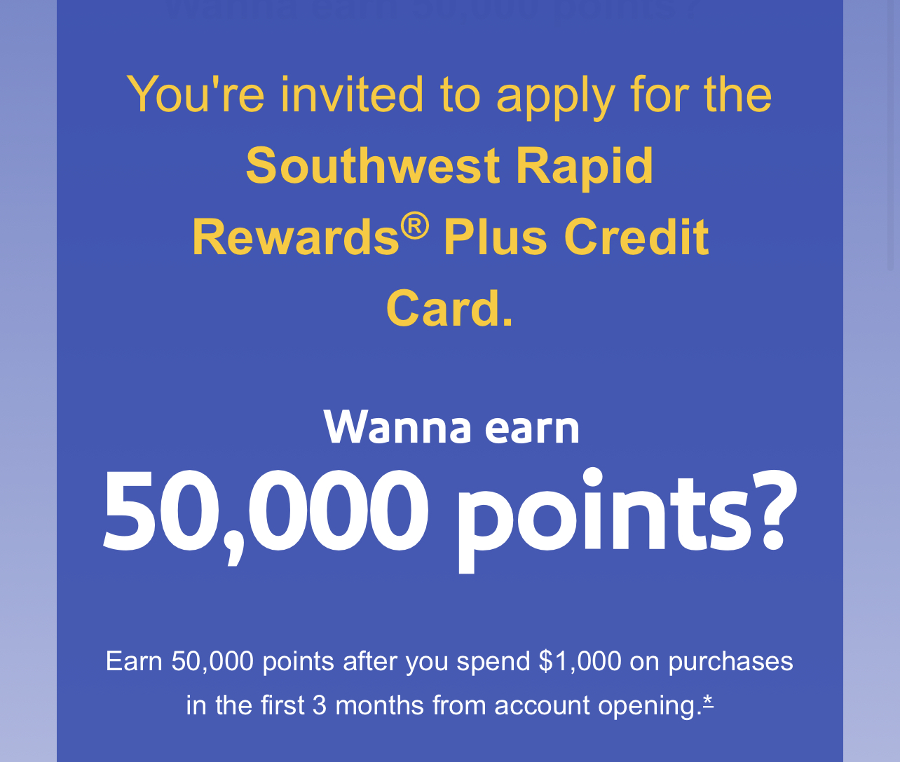 Southwest Credit Card